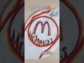 Малюю McDonald's ❤️🧡💛 #mcdonalds #art