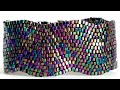 Peyote Stitch Bracelet ( Waves )- Peyote Dikiş Bileklik ( Dalgalı )