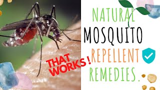 7 Natural Mosquito Repellent Plants And Home Remedies(That Works) 2020