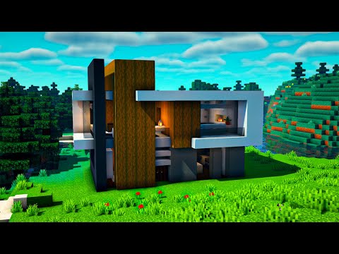 Casa Moderna Simples  Modern House simple Minecraft Map