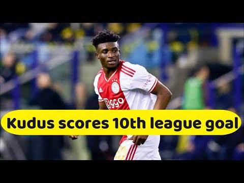 Mohammed Kudus scores 10th league goal in Ajax 1-0 win over NEC