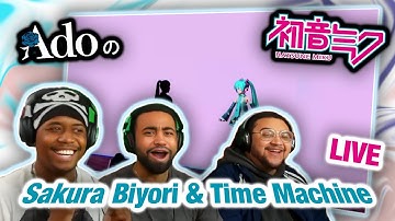 THE LIVE IS EVEN BETTER! MUSIC PRODUCERS REACT TO SAKURA BIYORI & TIME MACHINE w/ HATSUNE MIKU