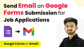 Send Personalized Confirmation Emails on Google Forms Submission for Job Applications