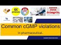 Pharmaceuticals industry gmp violations how to avoid gmp errors