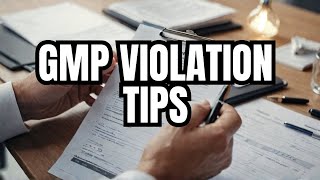 Navigating GMP Violations in the Pharmaceutical Industry: Tips to Prevent Errors
