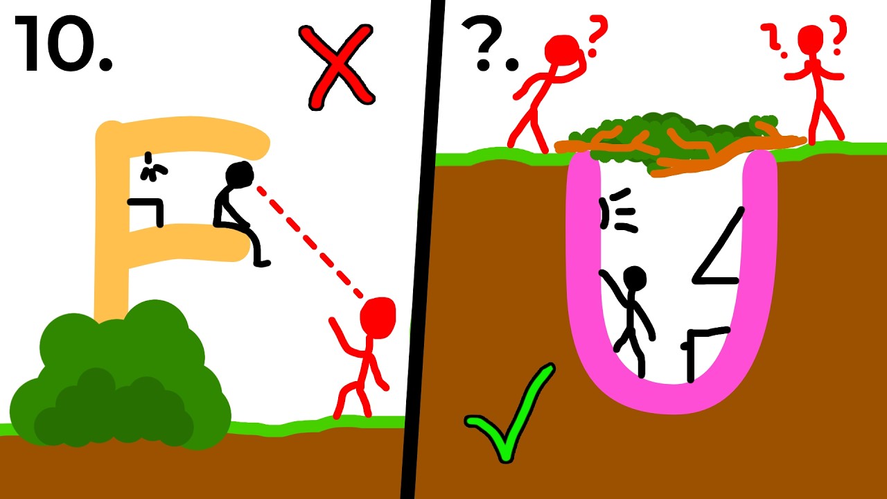 Top Letters to use as a Hidden Base