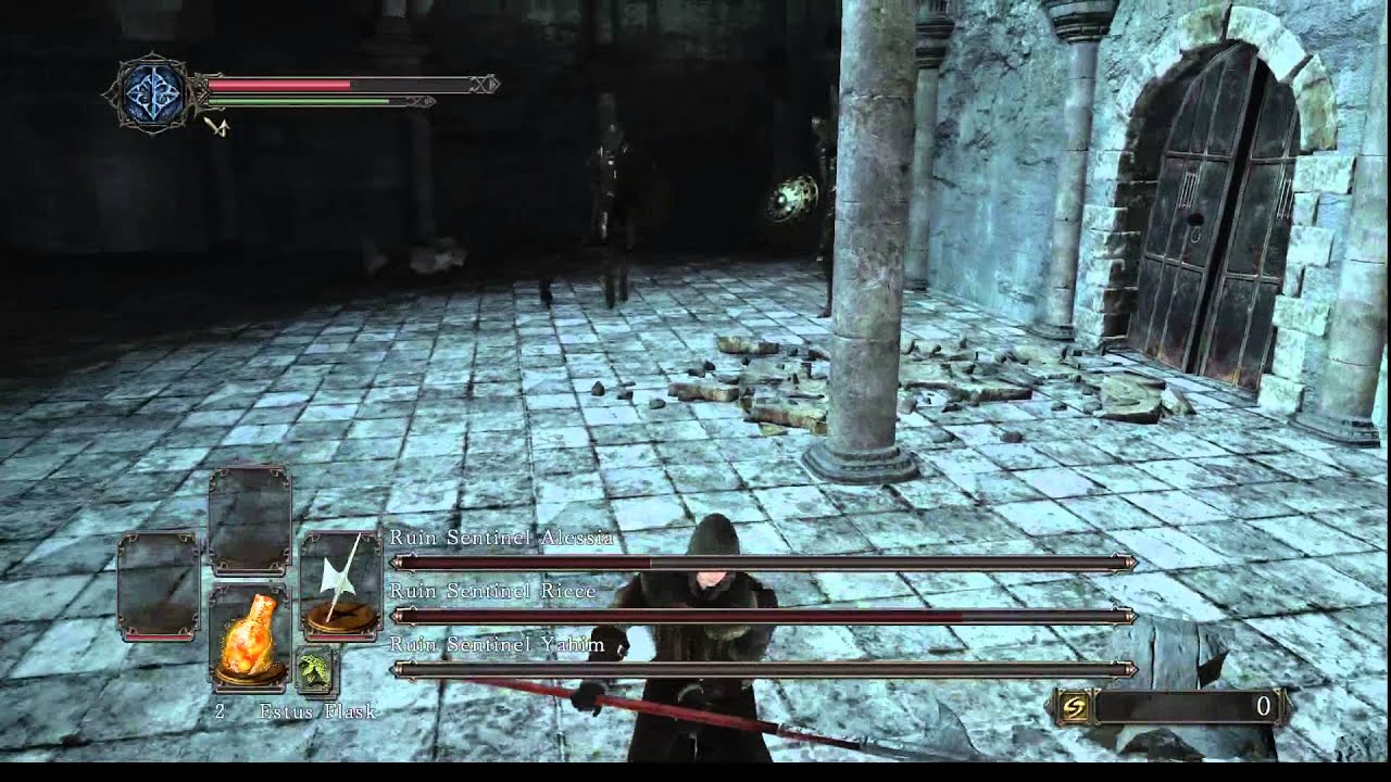 Dark Souls 2 - How to slay the Ruin Sentinels (BOSS FIGHT) - YouTube