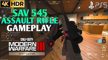 SAV 545 Modern Warfare 3 Vault Edition Gameplay PS5 4K 60FPS HDR| MW3 SAV 545 Gameplay| MW3 Gameplay