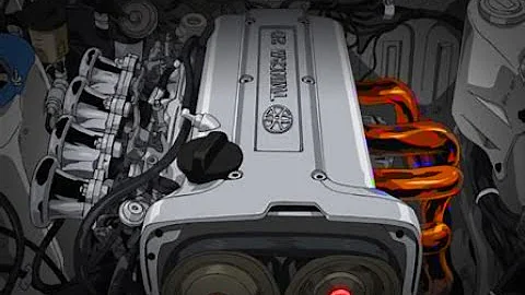 Both of the ae86's engine blow Initial D