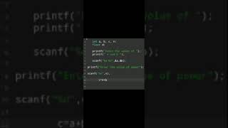 #39 | How to C Language Program | Basic Coding | Coding Exercise40 #shorts #programming