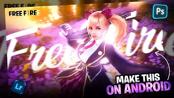 how to make free fire glowing thumbnail on Android || Thumbnail tutorial || X GFX