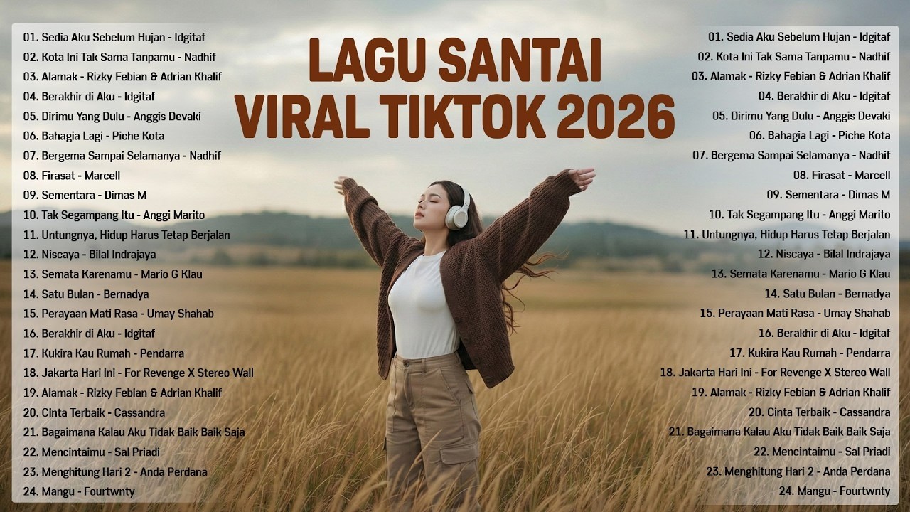 Lagu Santai Viral Tiktok 2026 — Lagu Santai Buat Kerja 2026 | Lagu Terbaru 2026 #laguindonesia2026
