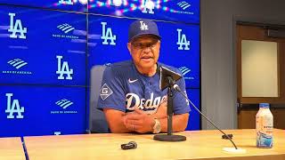 Dave Roberts on Blake Snell making his return against the Royals