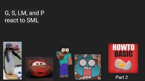 G, S, LM and P react to HowToBasic (Part 2)