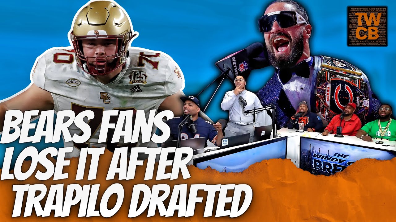 Chicago Bears Fans Reaction To Seth Rollins Announcing Ozzy Trapilo Draft Pick