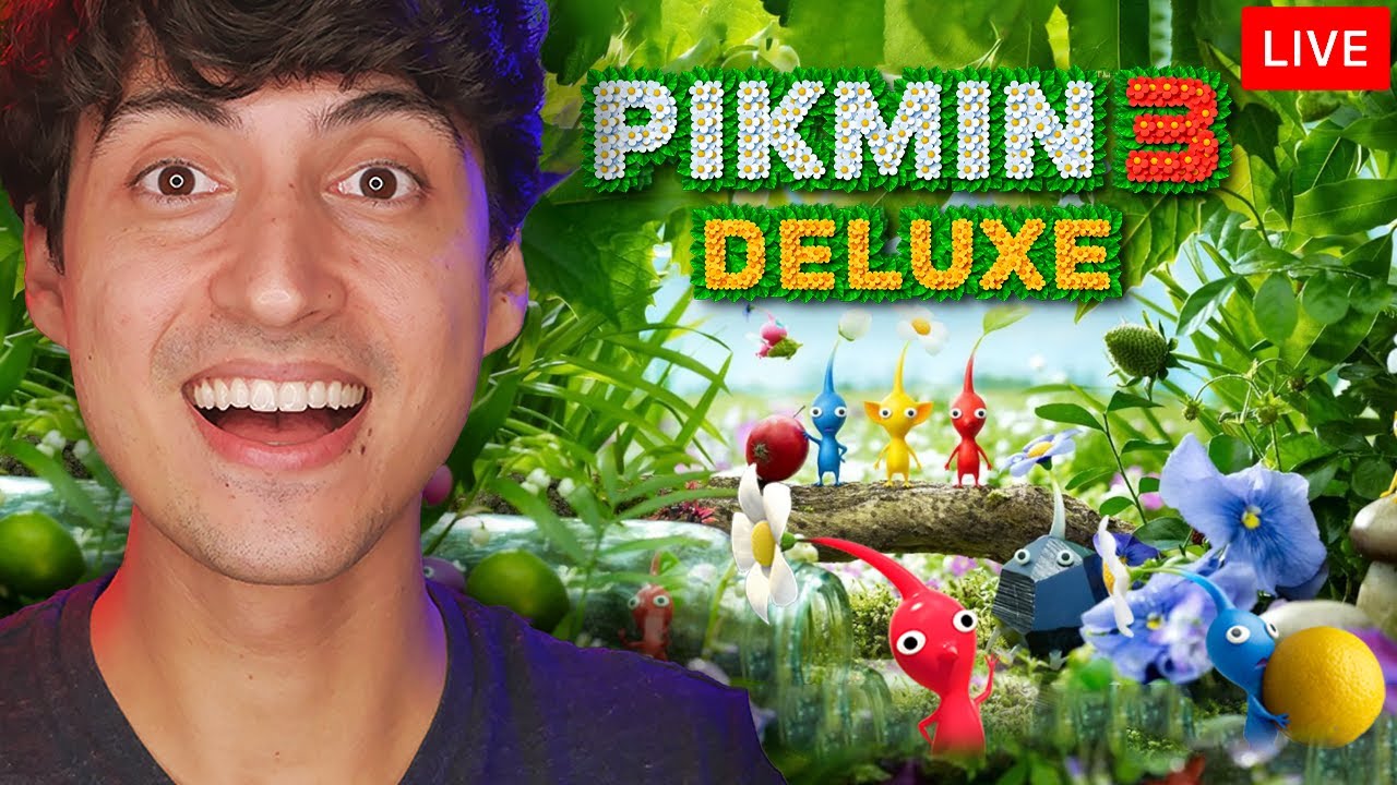 Pikmin 3 Deluxe: O INÍCIO ❘ Com as melhorias do Switch - Ao Vivo