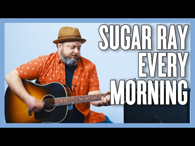 Sugar Ray Every Morning Guitar Lesson + Tutorial class=