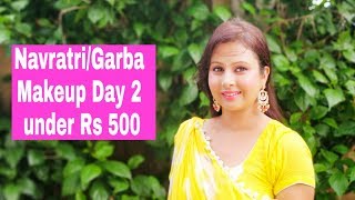 Navratri Makeup With Yellow Suitsaree For Beginnerskaurtips