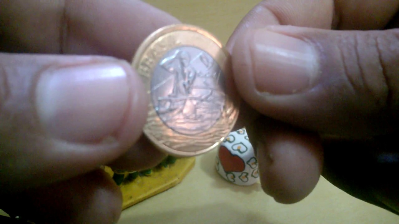 Moeda comemorativa da canoagem Rio 2016