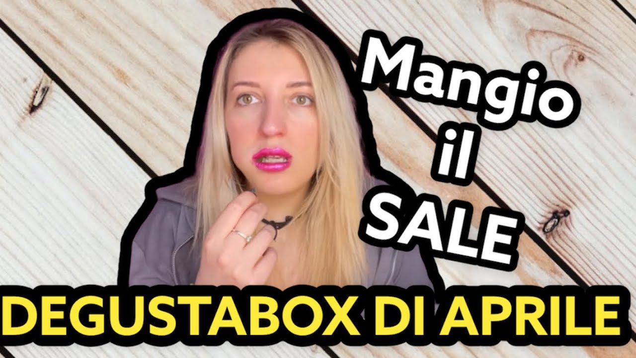 Apro la DEGUSTABOX di Aprile e mi ritrovo a mangiare il sale