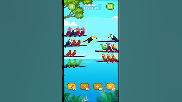 Bird Sort Puzzle l Bird Sort Color Puzzle l Challenge Level 12 l Bird Sort Puzzle Challenge