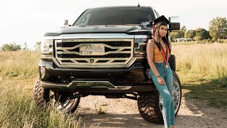 Teaching my TEENAGER to drive my lifted truck😬😬😬!!!! | 2017 GMC Denali 1500 9in FTS| 26x14