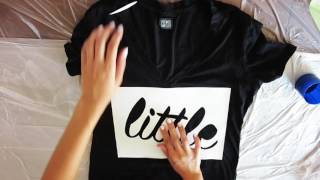 Big/Little Shirts for Reveal Night - How To DIY