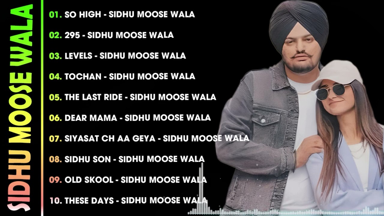 ★ SIDHU MOOSE WALA TOP 10 MOST-VIEWED SONGS OF THE DECADE ★ | Latest Punjabi Songs