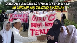 SISWA DEMO KARENA GAGAL SNBP | INI LANGKAH KDM SELESAIKAN MASALAH DI SMAN 4 KARAWANG