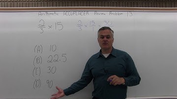 ACCUPLACER Review: Arithmetic Problem 13 - Mathematics with Dan Avedikian