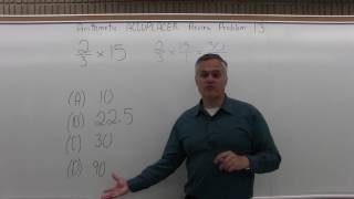 ACCUPLACER Review: Arithmetic Problem 13 - Mathematics with Dan Avedikian