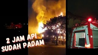 KEBAKARAN BANGUNAN KANTOR PABRIK MARMER | SIDOREJO KRIAN | DAMKAR UNIT KRIAN