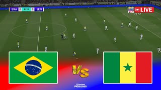 🔴BRAZIL vs SENEGAL - International Friendly 2025 Match | Pes 21 Gameplay - Simulation ao vivo