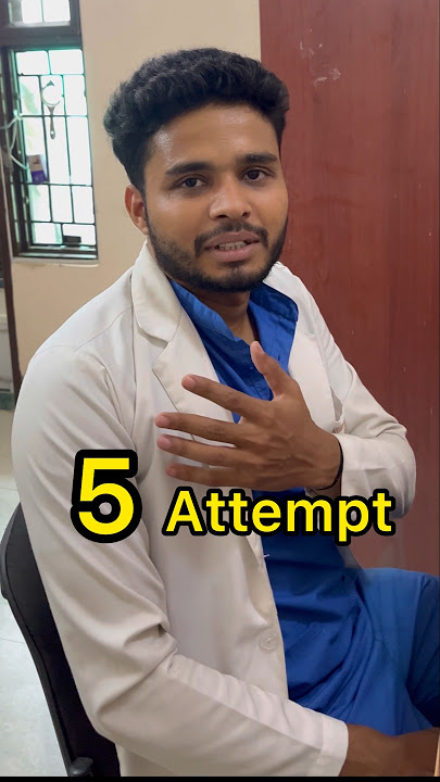 NEET Crack krne me kitne Attempt lge! #neet2025 #aiims #neetexam #mbbs #neetmotivation #shorts #pw
