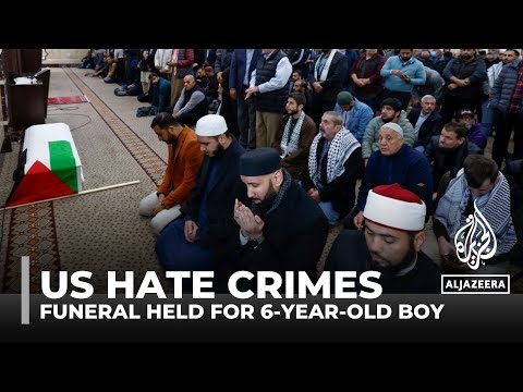 Funeral in US for Palestinian-American boy killed in suspected hate crime