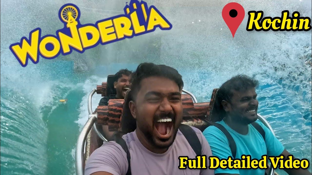 Kochin WONDERLA 🥳 Dangerous Ride 🤯 | Full details About Wonderla ...