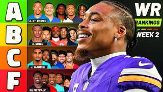 Ranking Every Week 2 Wide Receiver as a Sit or Start