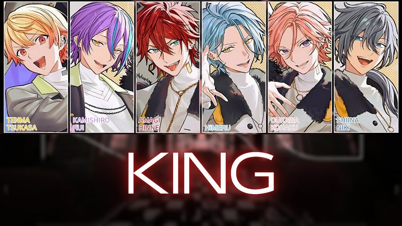 [프로세카 × 앙스타] KING | Crazy:B × 텐마 츠카사&카미시로 루이(Crazy:B × 天馬司&神代類) 풀버전 파트별 가사 영상