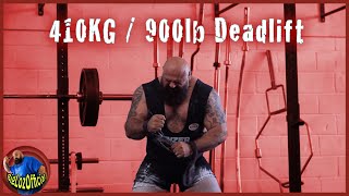 410kg / 900lb Deadlift + 280kg / 620lb Rows - Road to WSM 2019