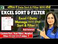 Excel Sort &amp; Filter Full Tutorial for Beginners । Custom Sort, Number Filter &amp; Text Filter One Shot