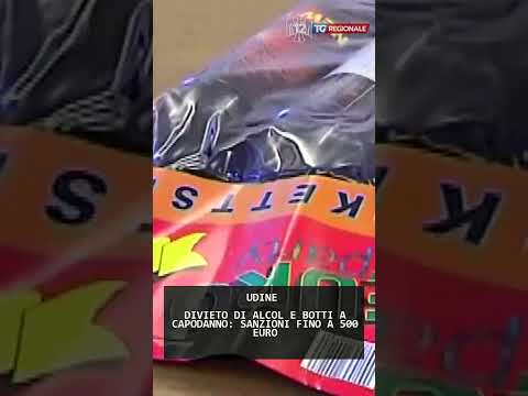 Video DIVIETO DI ALCOL E BOTTI A CAPODANNO: SANZIONI FINO A 500 EURO | 24/12/2025