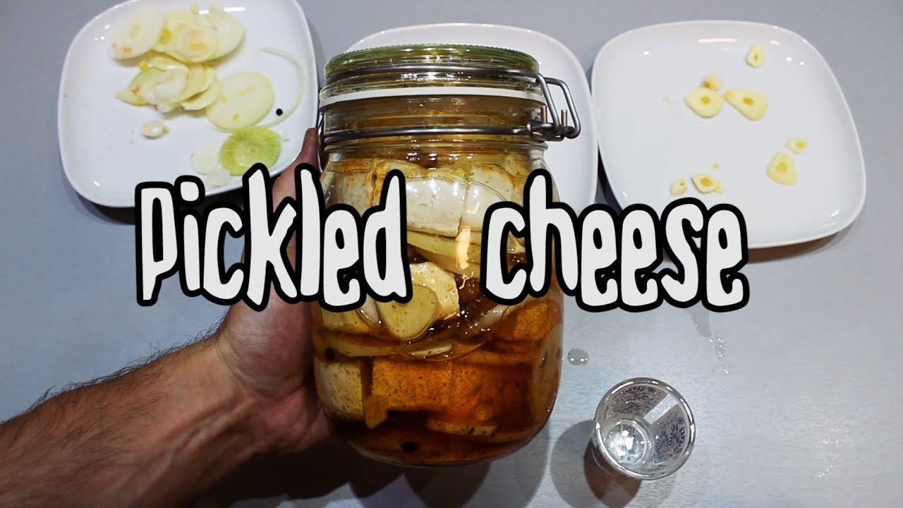 Food 1 Pickled cheese How to do it / Nakladany hermelin YouTube