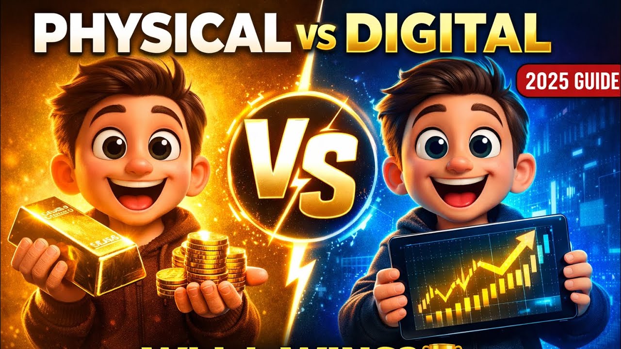 Gold Investment  Physical vs Digital Gold - Smart Investing Strategies 2026 Gold prices