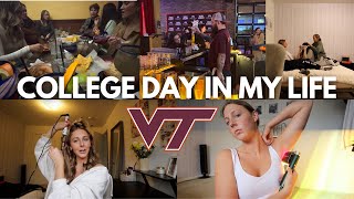 what a day in college actually looks like: virginia tech