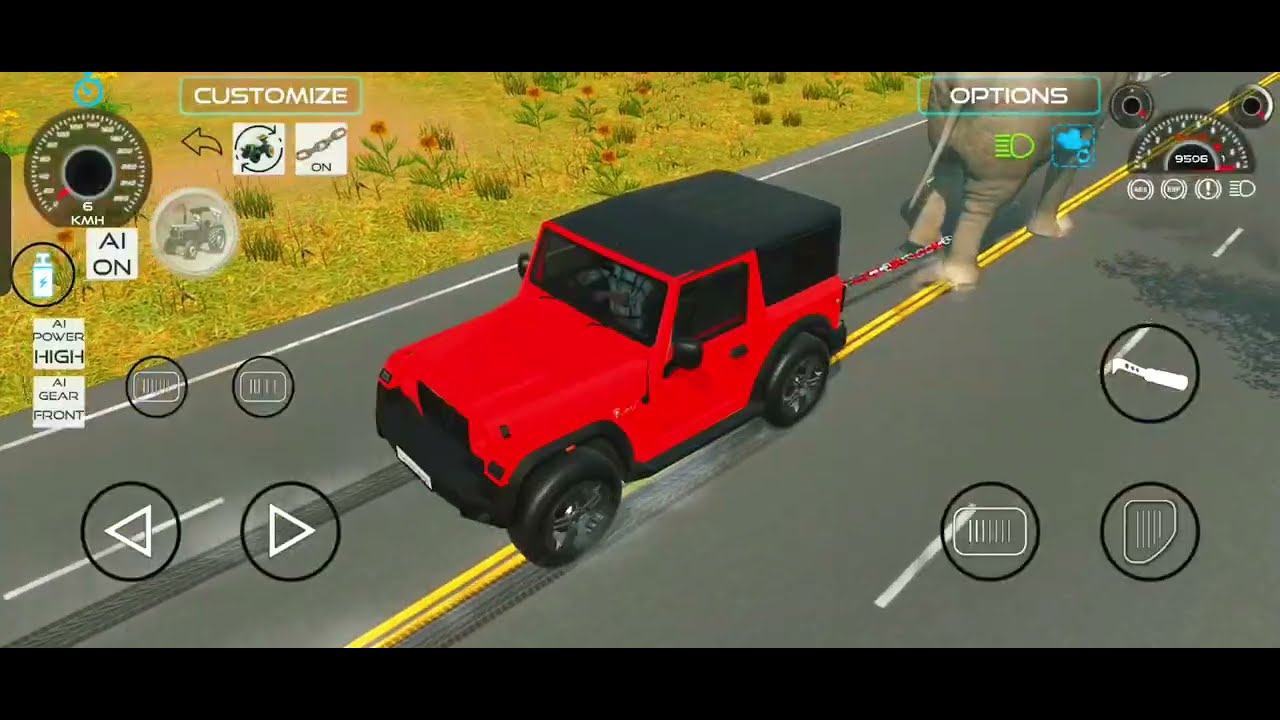 Thaar And Tractor🚜 vs Elephant 🐘 || gameplay Indian Vehicles Simulator | MR GAMER 01 