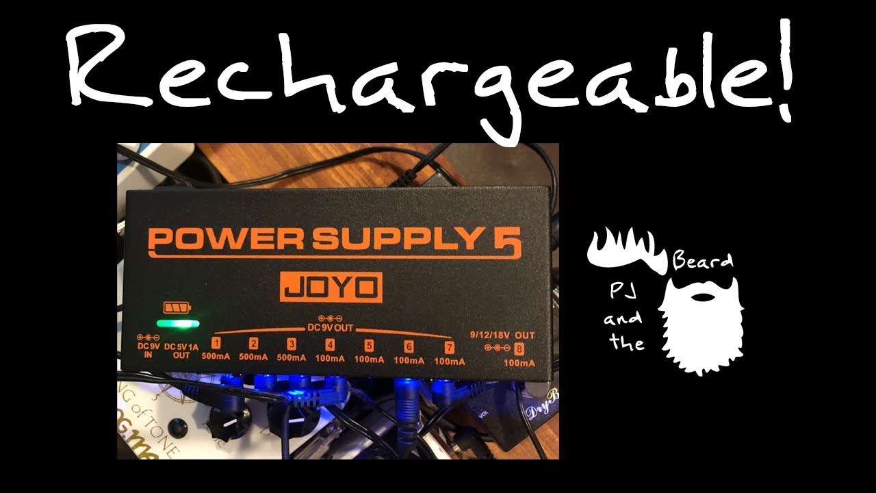 Battery power for your pedal board! YouTube