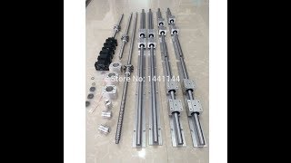 SBR 16 linear guide Rail 6 set SBR16   30010001300mm + ballscrew set SFU1605   30010001300mm