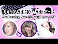 Nanowrimo writing sprints w kate cavanaugh  becca c smith  write books with brooke