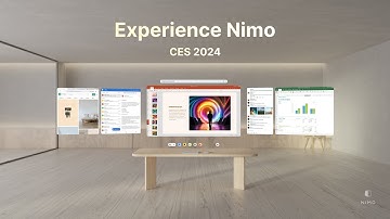 Nimo at CES 2024 - Spatial Computer for Productivity #spatialcomputing #ces #ces2024