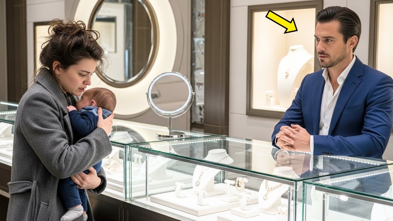 Une pauvre mère vend sa bague pour acheter du lait, mais le bijoutier la surprend par un geste inatt